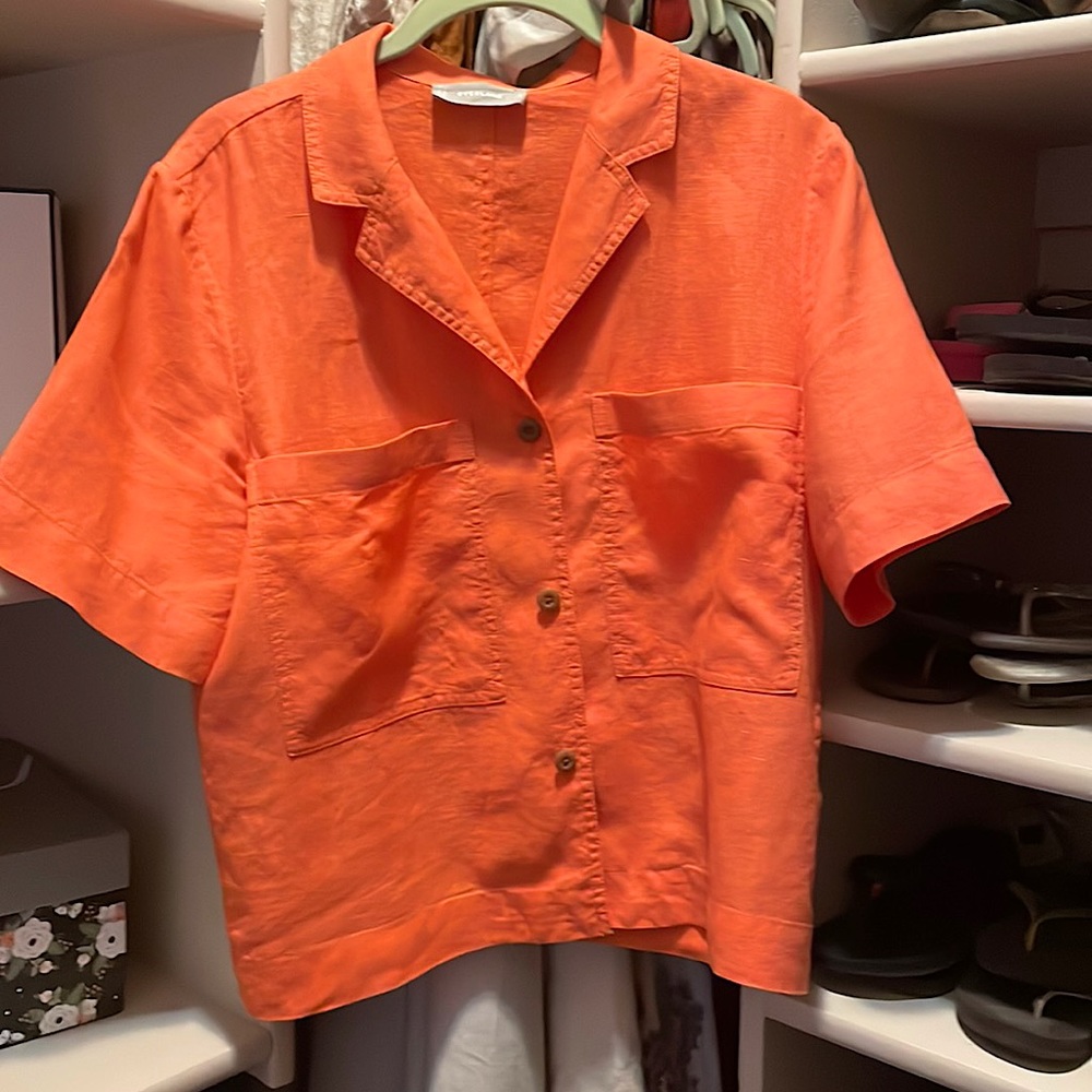 LOVELY LINEN EVERLANE TOP